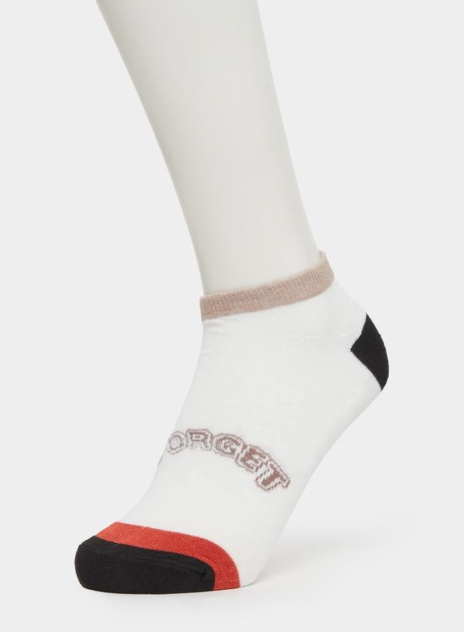 Styli Pack of 5 - Women Printed Ankle Sock - Image 3